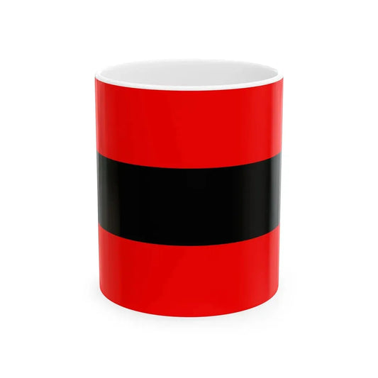 Civil Ensign of Albania (Albania) White Coffee Mug 11oz - Go Mug Yourself