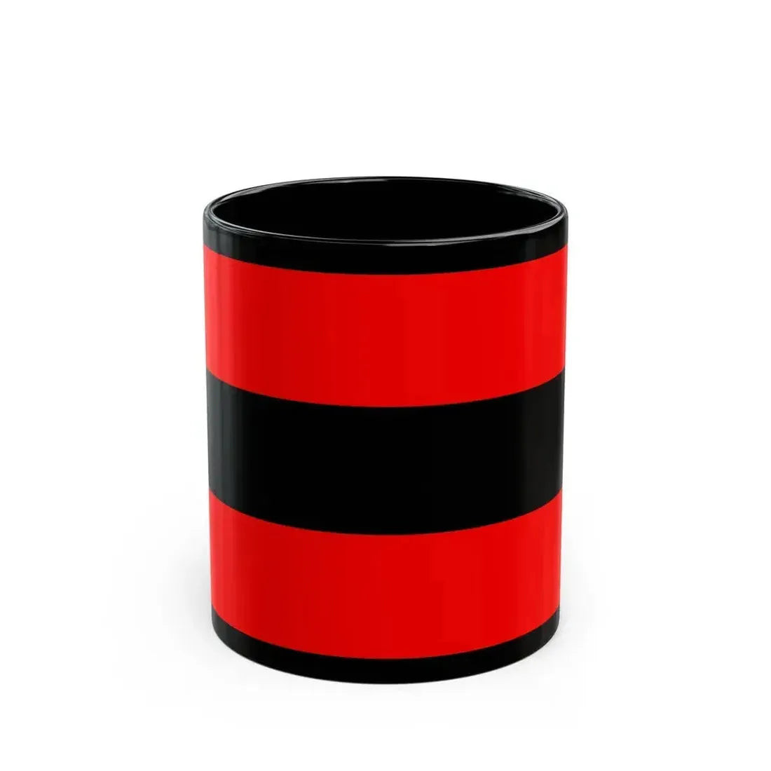 Civil Ensign of Albania - Black Coffee Mug 11oz - Go Mug Yourself