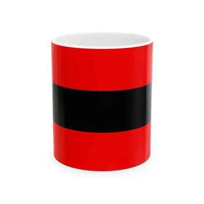 Civil Ensign of Albania - White Coffee Mug 11oz - Go Mug Yourself