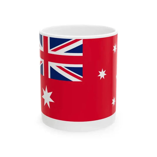 Civil Ensign of Australia Flag Act 1953 (Australia) White Coffee Mug 11oz - Go Mug Yourself
