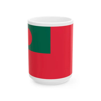 Civil Ensign of Bangladesh (Bangladesh) White Coffee Mug 15oz - Go Mug Yourself