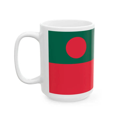 Civil Ensign of Bangladesh (Bangladesh) White Coffee Mug - Go Mug Yourself