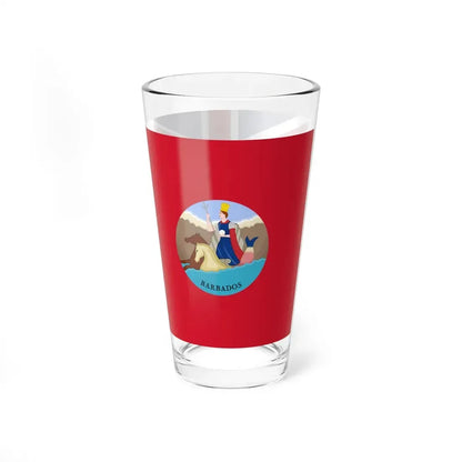Civil Ensign of Barbados 1870-1966 (Barbados) Pint Glass 16oz - Go Mug Yourself