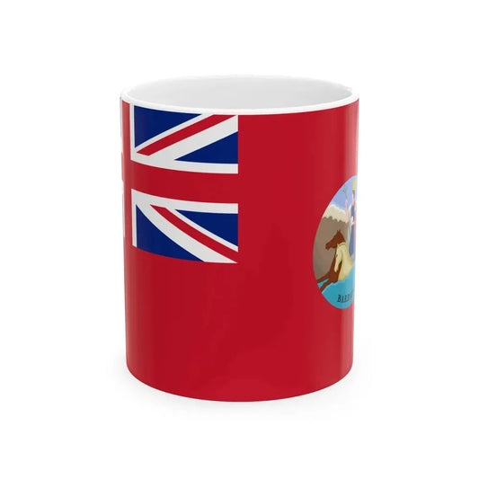 Civil Ensign of Barbados 1870-1966 (Barbados) White Coffee Mug 11oz - Go Mug Yourself