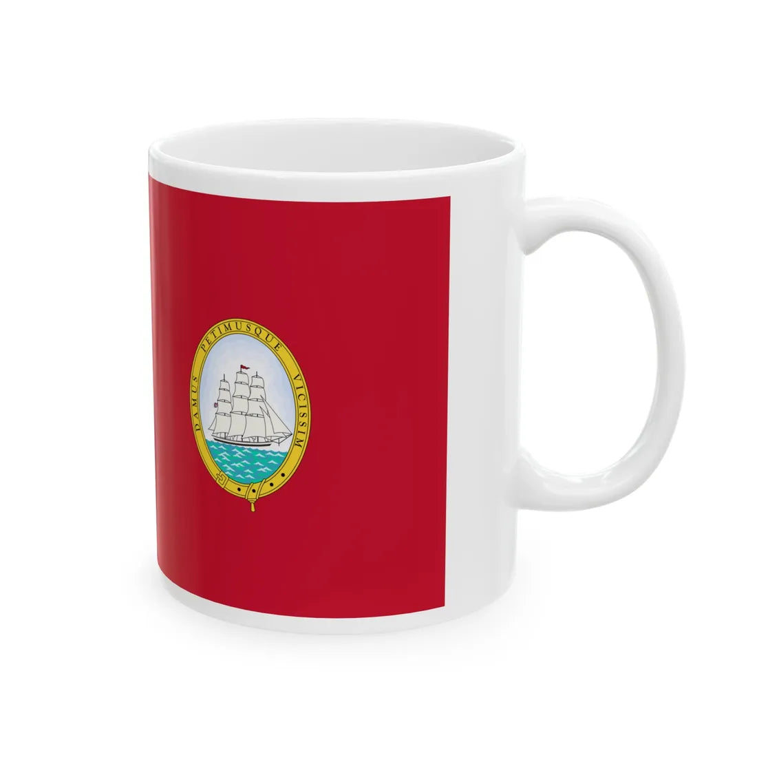 Civil ensign of British Guiana 1919-1955 (Guyana) White Coffee Mug - Go Mug Yourself