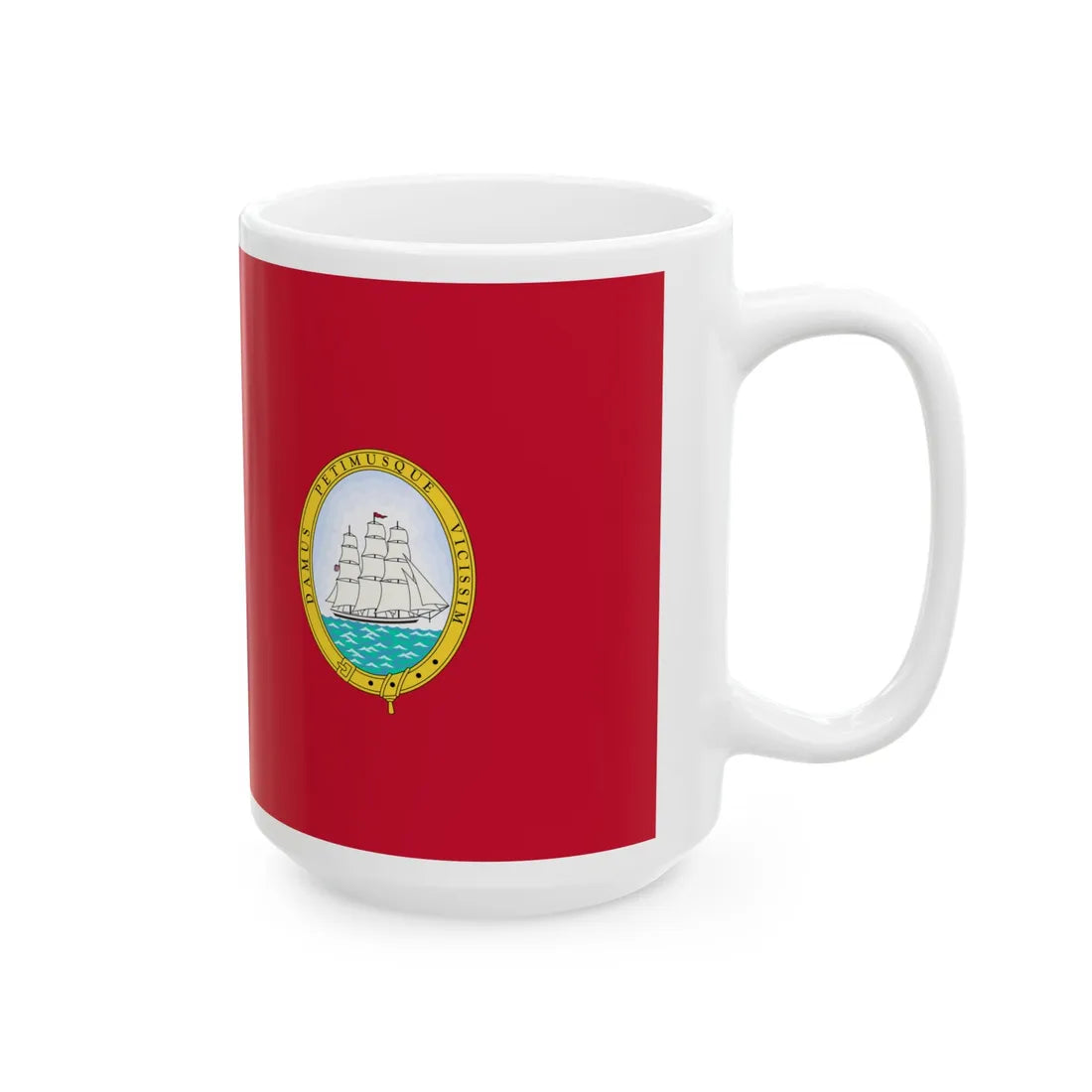 Civil ensign of British Guiana 1919-1955 (Guyana) White Coffee Mug - Go Mug Yourself