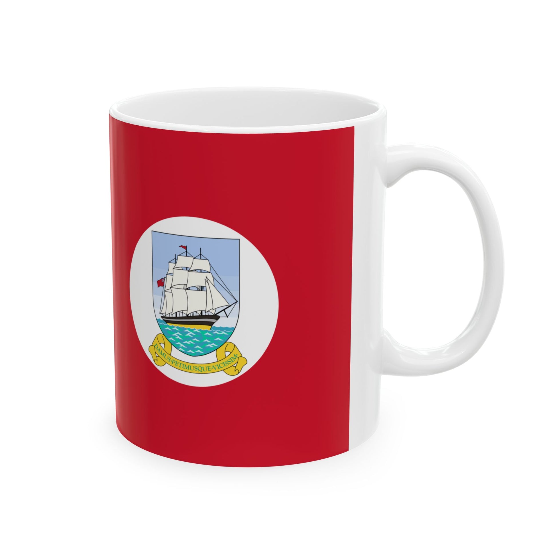 Civil ensign of British Guiana 1955-1966 (Guyana) White Coffee Mug-Go Mug Yourself