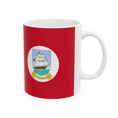 Civil ensign of British Guiana 1955-1966 (Guyana) White Coffee Mug-Go Mug Yourself