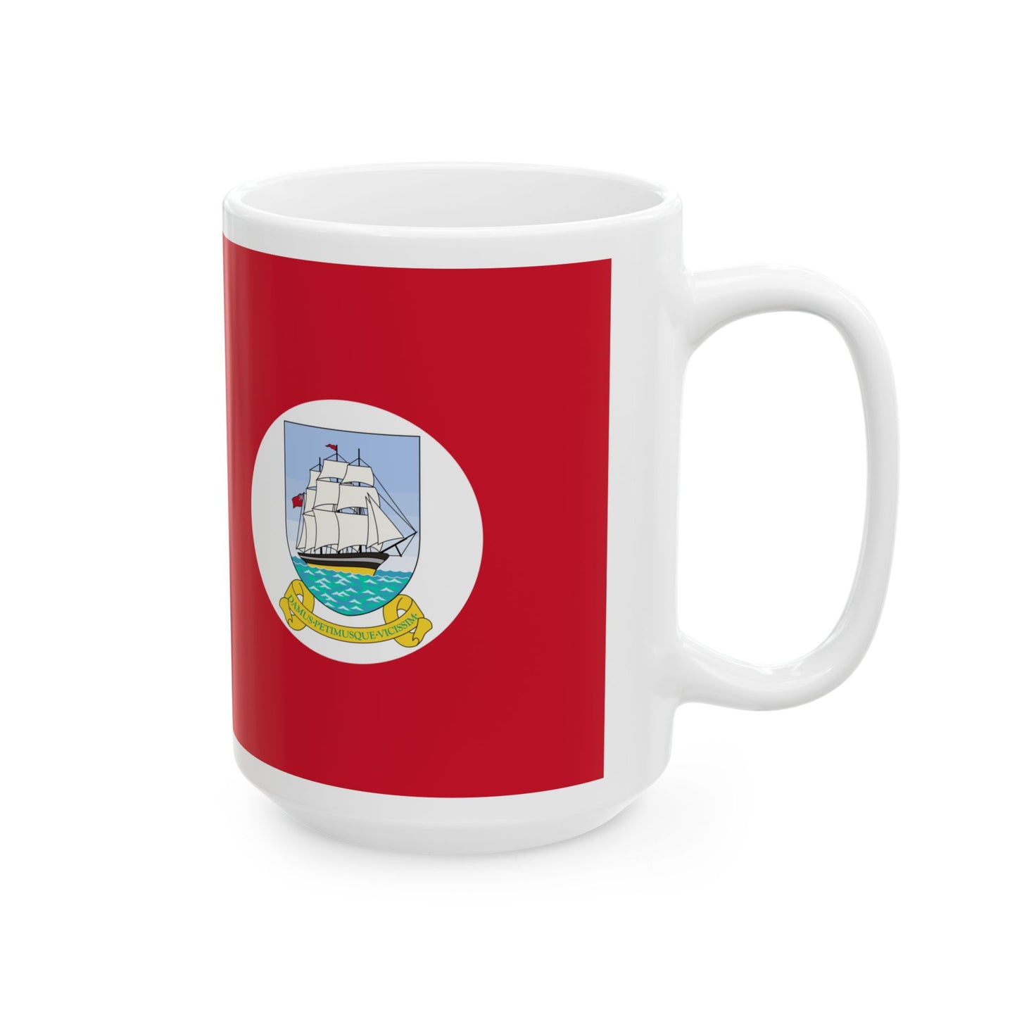 Civil ensign of British Guiana 1955-1966 (Guyana) White Coffee Mug-Go Mug Yourself