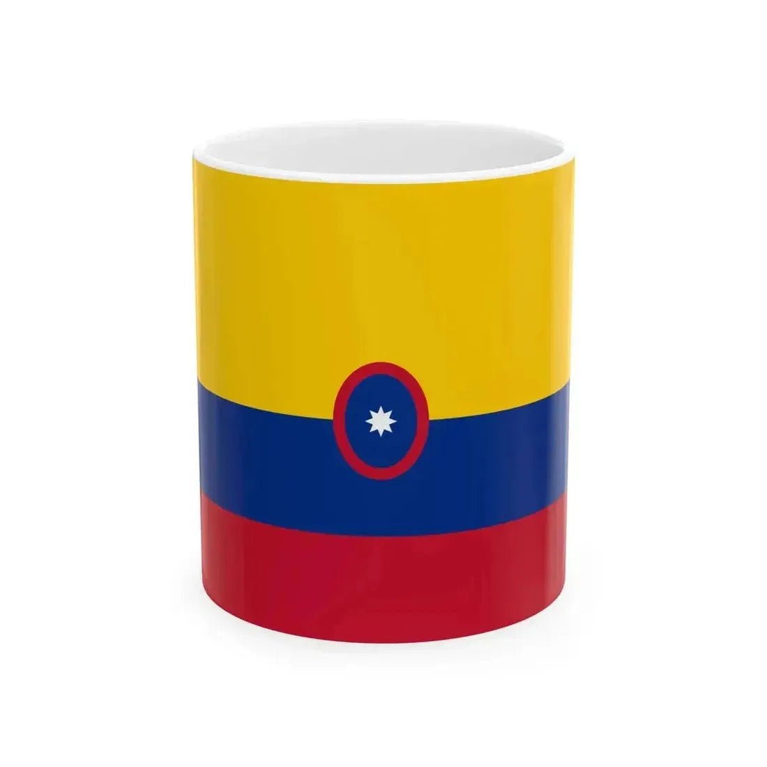 Civil Ensign of Colombia (Colombia) White Coffee Mug 11oz - Go Mug Yourself