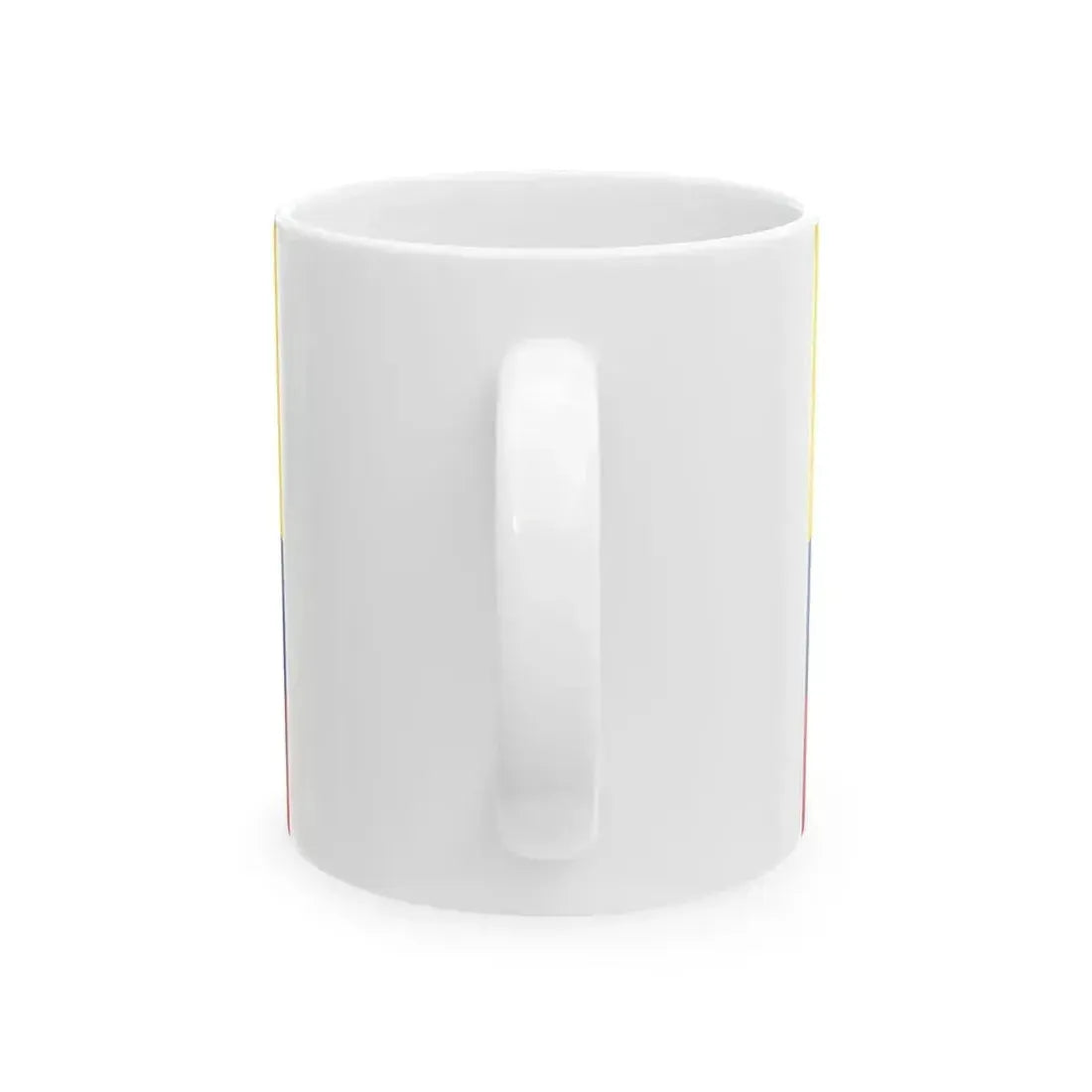 Civil Ensign of Colombia (Colombia) White Coffee Mug - Go Mug Yourself