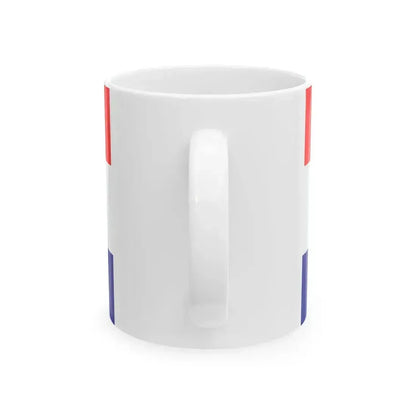 Civil ensign of Croatia (Croatia) White Coffee Mug - Go Mug Yourself