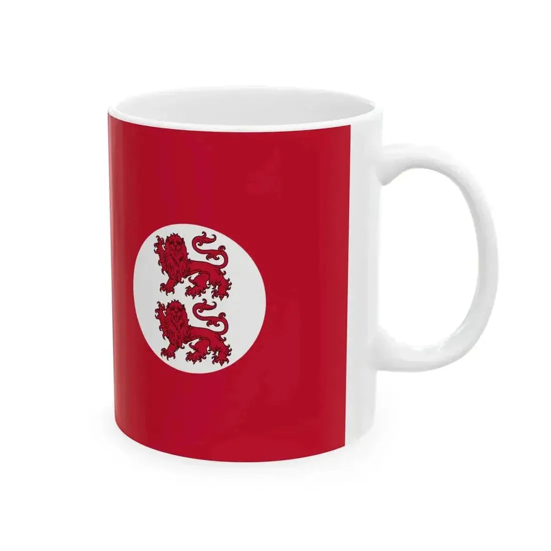 Civil Ensign of Cyprus 1922-1960 (Cyprus) White Coffee Mug - Go Mug Yourself