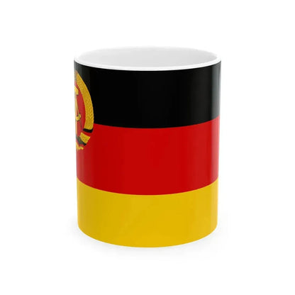 Civil Ensign of East Germany 1959-1973 alternative version (Germany) White Coffee Mug 11oz - Go Mug Yourself
