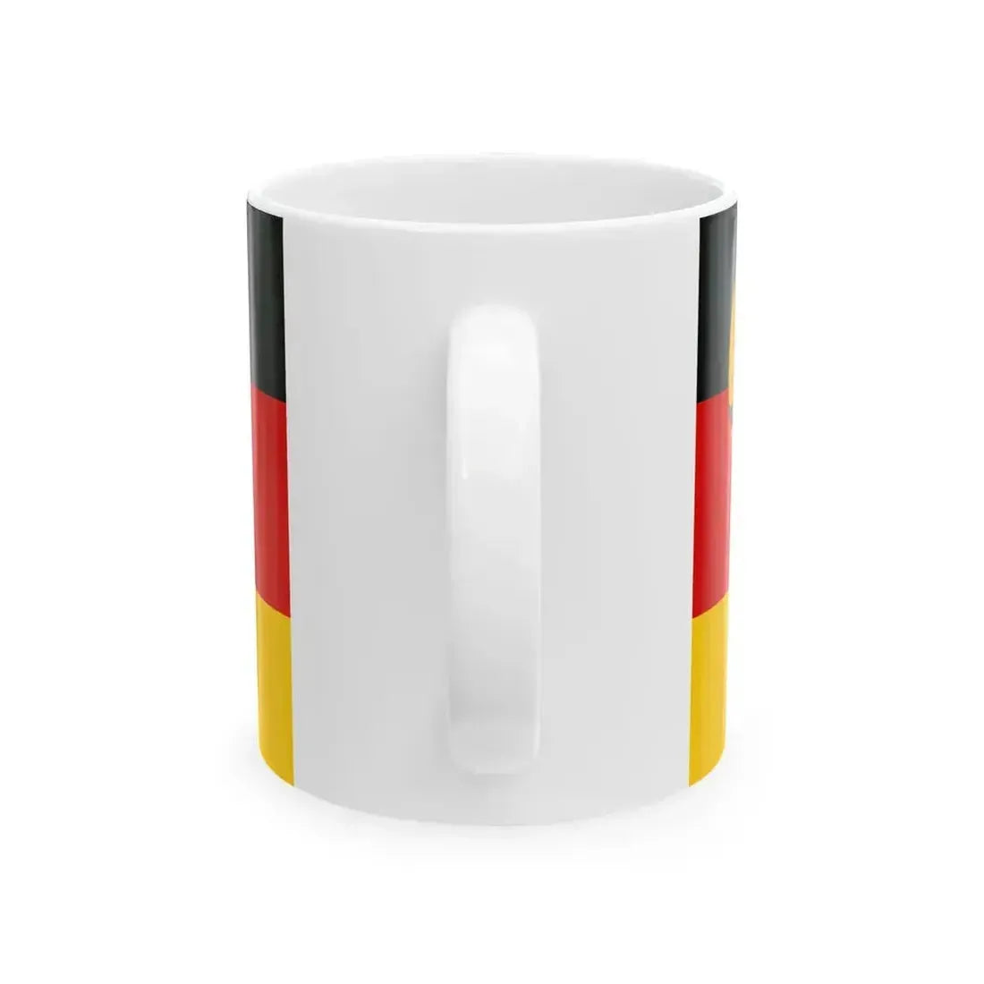 Civil Ensign of East Germany 1959-1973 alternative version (Germany) White Coffee Mug - Go Mug Yourself