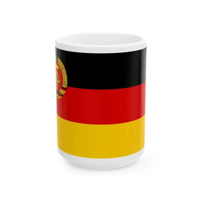 Civil Ensign of East Germany 1959-1973 (Germany) White Coffee Mug 15oz - Go Mug Yourself