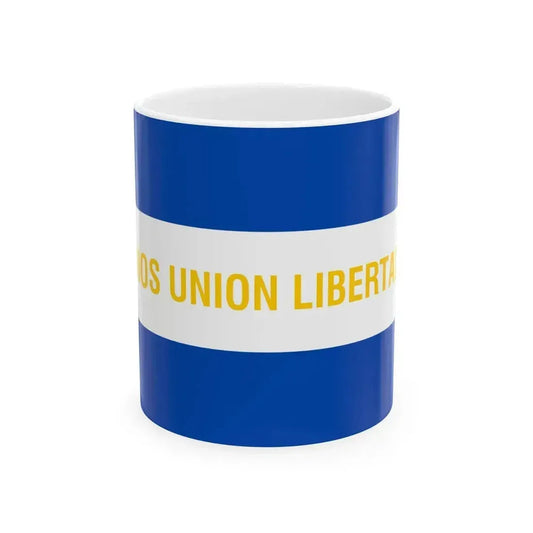 Civil Ensign of El Salvador (El Salvador) White Coffee Mug 11oz - Go Mug Yourself
