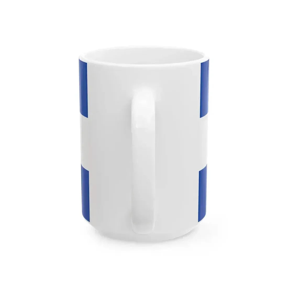 Civil Ensign of El Salvador (El Salvador) White Coffee Mug - Go Mug Yourself