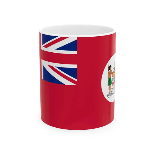 Civil Ensign of Fiji 1908-1970 (Fiji) White Coffee Mug 11oz - Go Mug Yourself