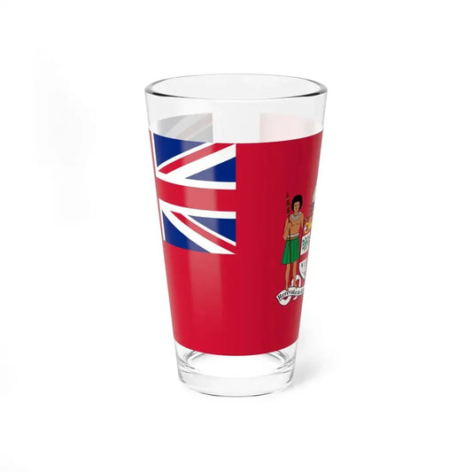 Civil Ensign of Fiji 1924-1970 unofficial (Fiji) Pint Glass 16oz 16oz - Go Mug Yourself