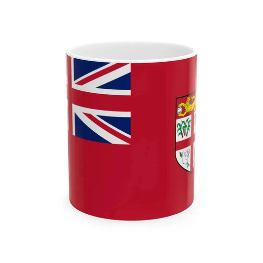 Civil Ensign of Fiji (Fiji) White Coffee Mug 11oz - Go Mug Yourself