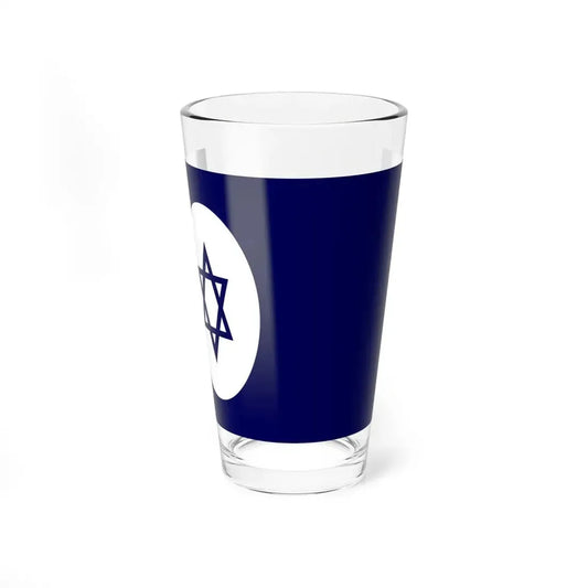 Civil Ensign of Israel (Israel) Pint Glass 16oz 16oz - Go Mug Yourself