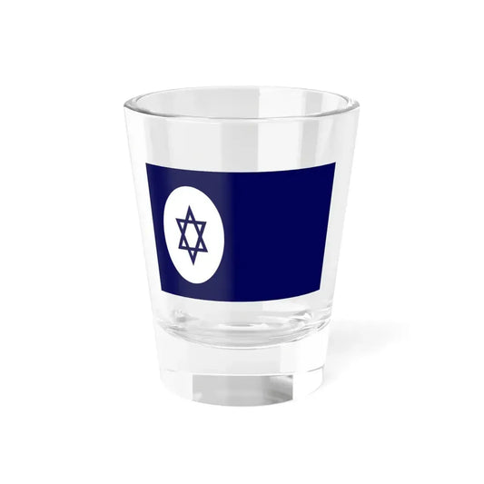 Civil Ensign of Israel (Israel) Shot Glass 1.5oz 1.5oz - Go Mug Yourself