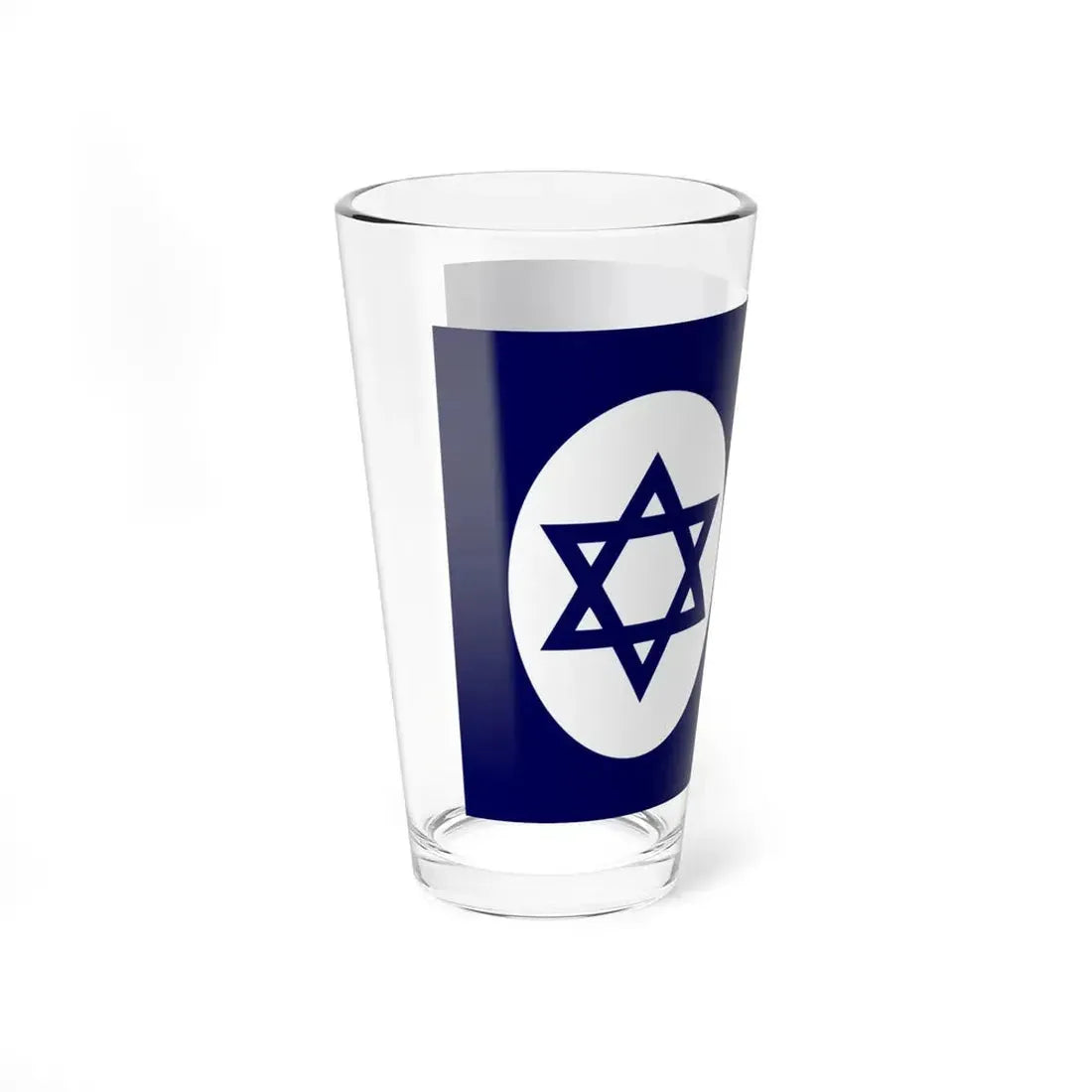 Civil Ensign of Israel variant (Israel) Pint Glass 16oz - Go Mug Yourself