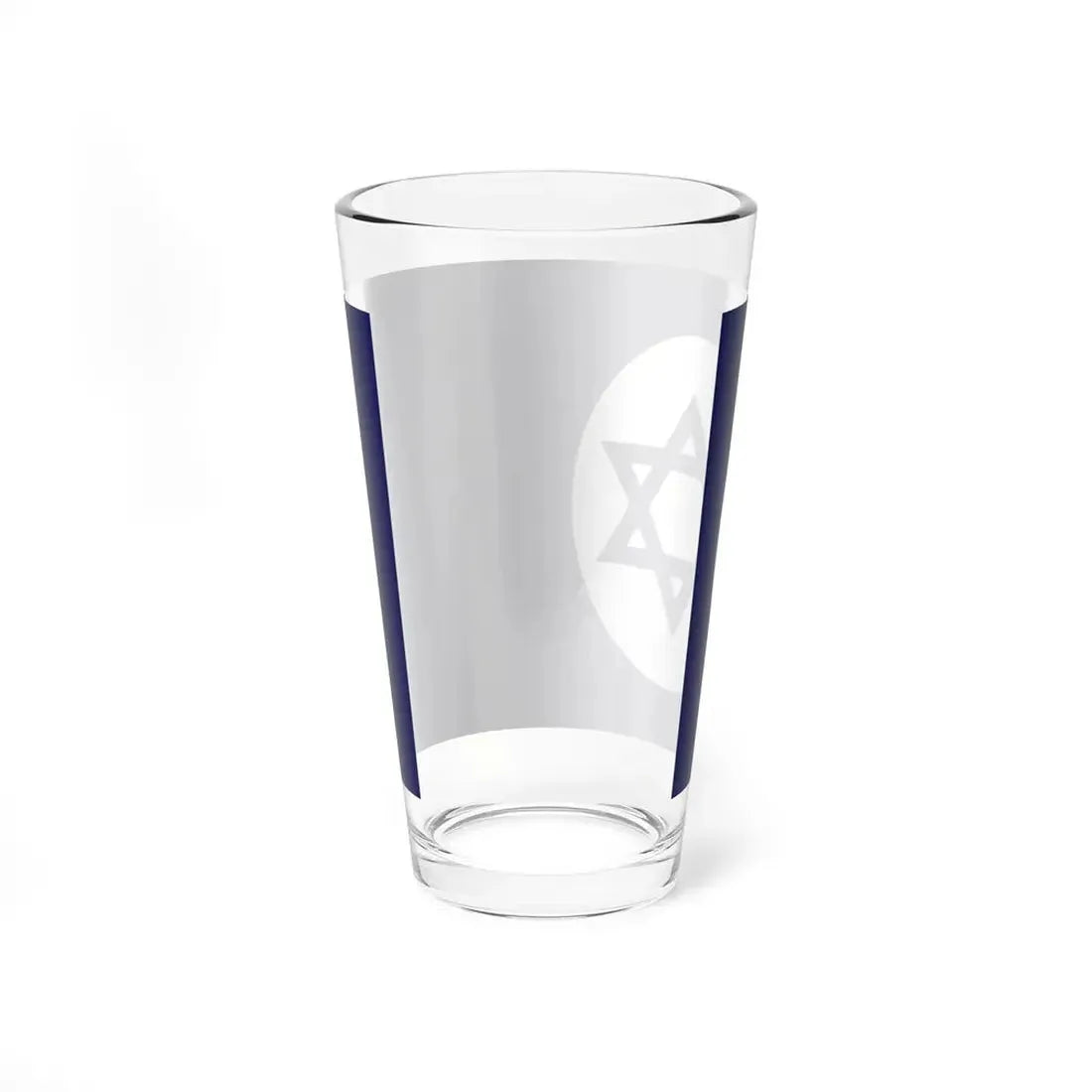 Civil Ensign of Israel variant (Israel) Pint Glass 16oz - Go Mug Yourself