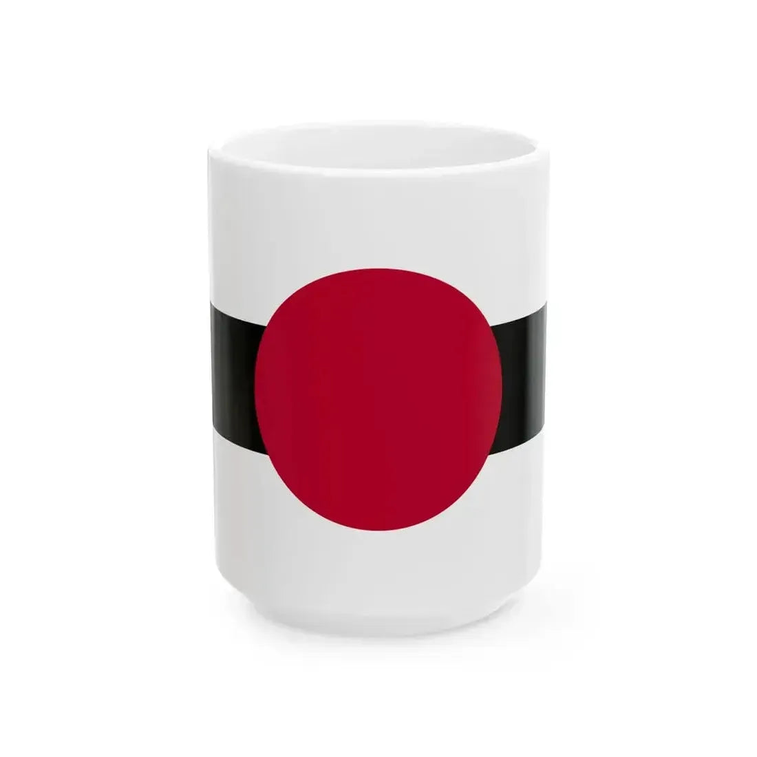 Civil Ensign of Japan 1870-1875 (Japan) White Coffee Mug 15oz - Go Mug Yourself