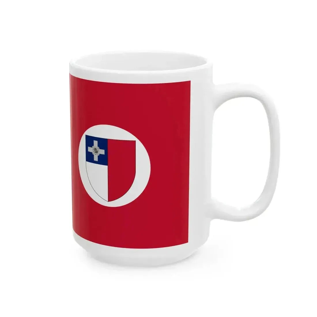 Civil Ensign of Malta 1943-1964 (Malta) White Coffee Mug - Go Mug Yourself