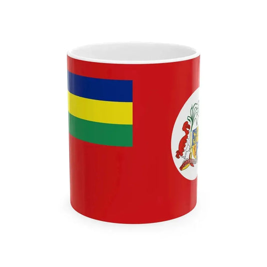 Civil Ensign of Mauritius (Mauritius) White Coffee Mug 11oz - Go Mug Yourself