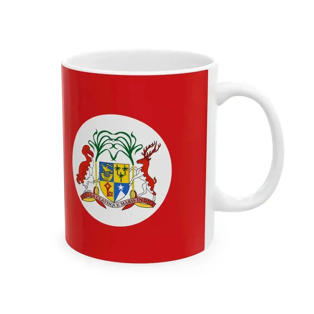 Civil Ensign of Mauritius (Mauritius) White Coffee Mug - Go Mug Yourself