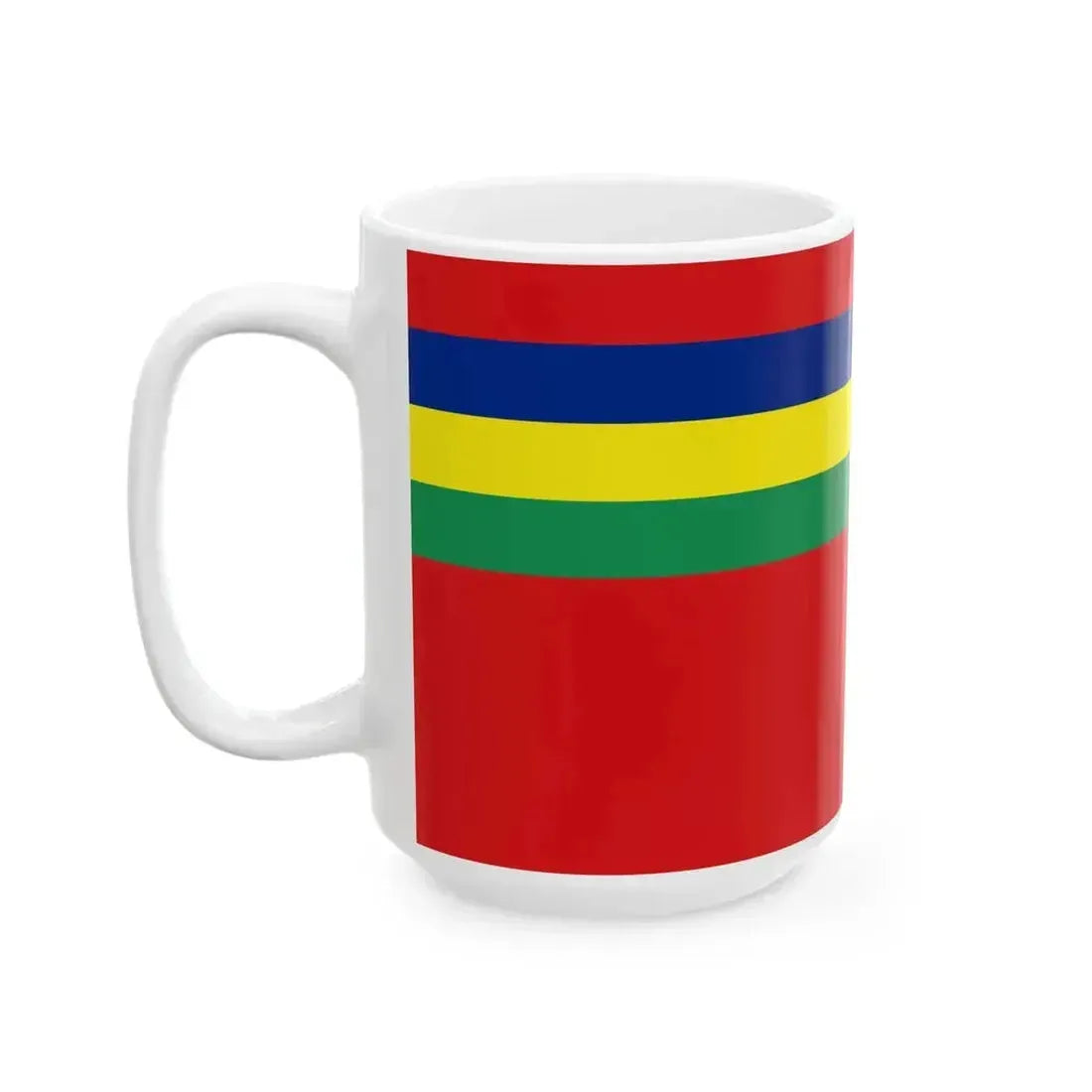 Civil Ensign of Mauritius (Mauritius) White Coffee Mug - Go Mug Yourself
