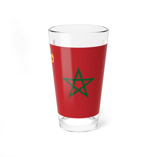 Civil Ensign of Morocco (Morocco) Pint Glass 16oz 16oz - Go Mug Yourself
