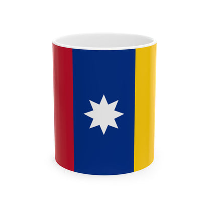 Civil ensign of New Granada (Colombia) White Coffee Mug-11oz-Go Mug Yourself