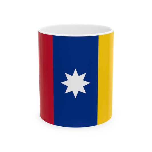 Civil ensign of New Granada (Colombia) White Coffee Mug-11oz-Go Mug Yourself