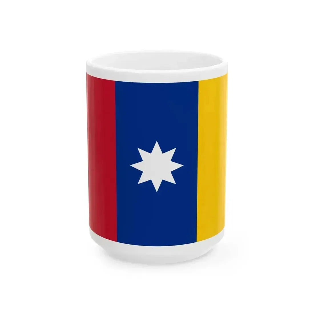 Civil ensign of New Granada (Colombia) White Coffee Mug 15oz - Go Mug Yourself