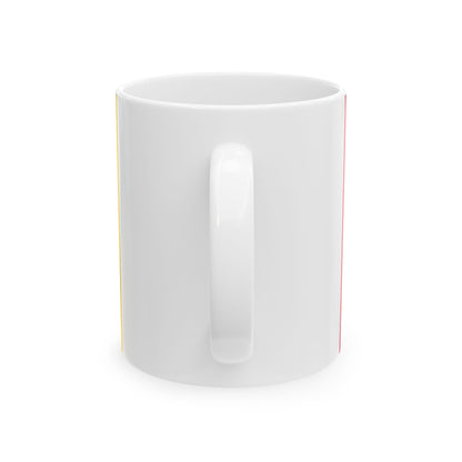 Civil ensign of New Granada (Colombia) White Coffee Mug-Go Mug Yourself