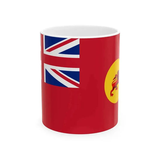 Civil Ensign of North Borneo 1882-1902 (Malaysia) White Coffee Mug 11oz - Go Mug Yourself