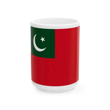 Civil Ensign of Pakistan (Pakistan) White Coffee Mug 15oz - Go Mug Yourself