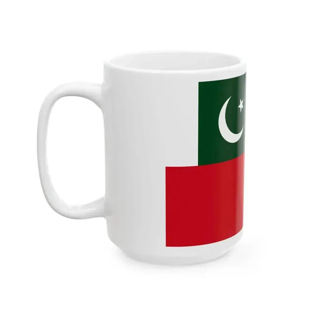 Civil Ensign of Pakistan (Pakistan) White Coffee Mug - Go Mug Yourself
