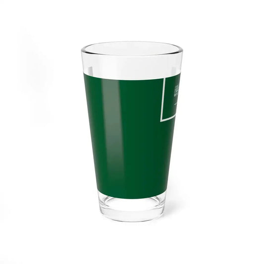 Civil Ensign of Saudi Arabia obverse (Saudi Arabia) Pint Glass 16oz 16oz - Go Mug Yourself