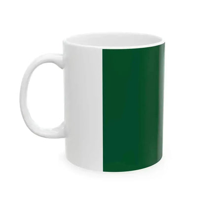 Civil Ensign of Saudi Arabia obverse (Saudi Arabia) White Coffee Mug - Go Mug Yourself