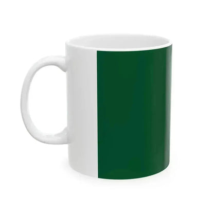 Civil Ensign of Saudi Arabia obverse (Saudi Arabia) White Coffee Mug - Go Mug Yourself