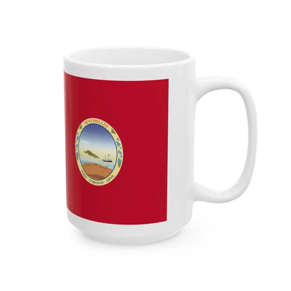 Civil Ensign of Seychelles 1961-1976 (Seychelles) White Coffee Mug - Go Mug Yourself