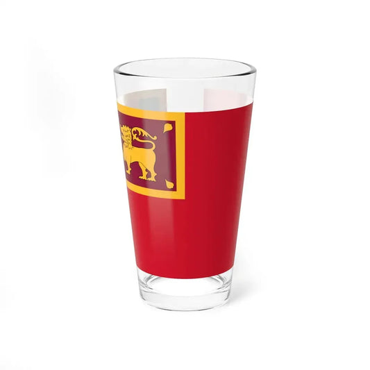 Civil Ensign of Sri Lanka (Sri Lanka) Pint Glass 16oz 16oz - Go Mug Yourself