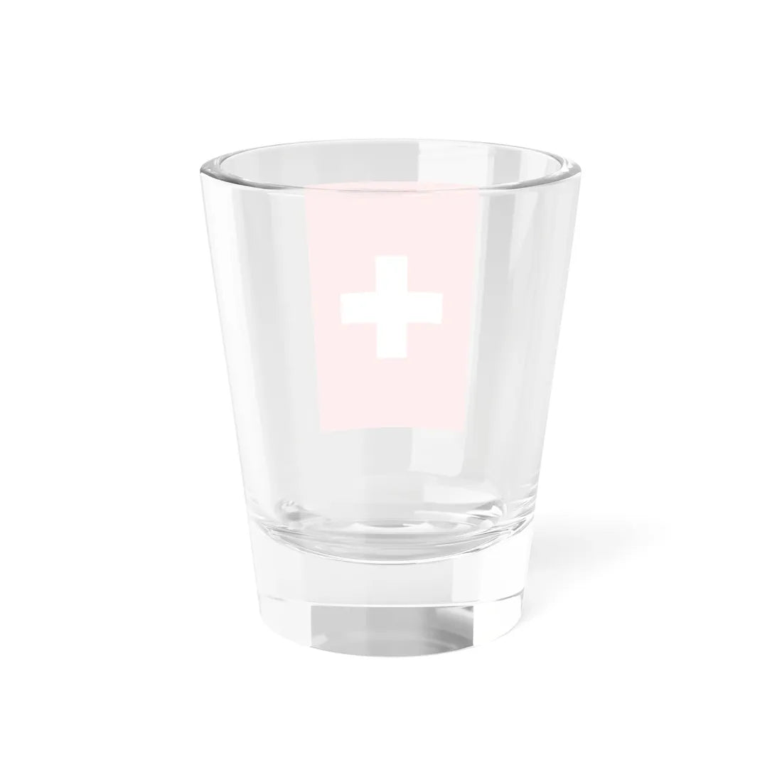 Civil Ensign of Switzerland vertical (Switzerland) Shot Glass 1.5oz - Go Mug Yourself