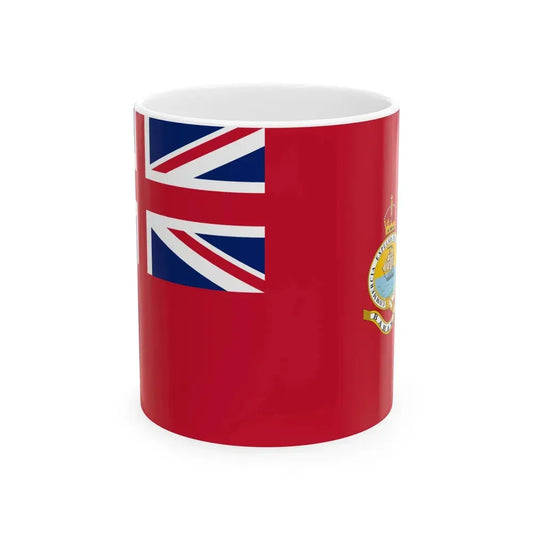 Civil Ensign of the Bahamas 1923-1953 (Bahamas) White Coffee Mug 11oz - Go Mug Yourself