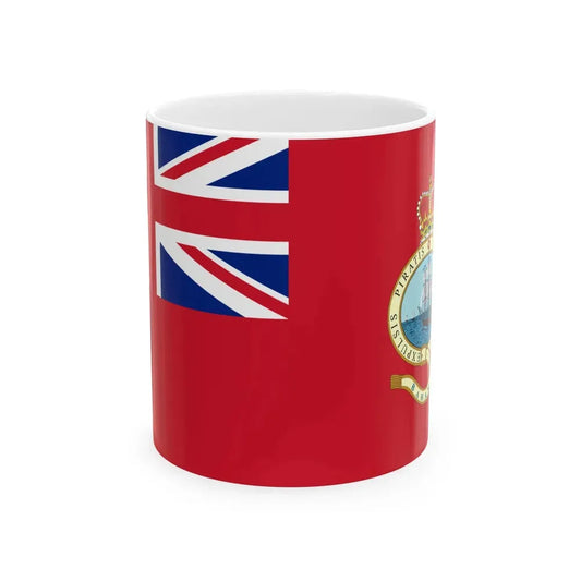 Civil Ensign of the Bahamas 1964-1973 (Bahamas) White Coffee Mug 11oz - Go Mug Yourself